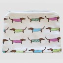 Sausage Dog Zip Purse
